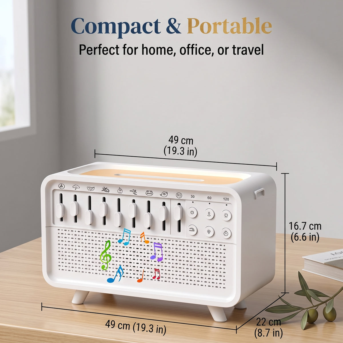 Bluetooth White Noise Speaker Humidifier